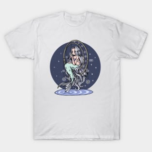 Mermaid in Dreamcatcher T-Shirt